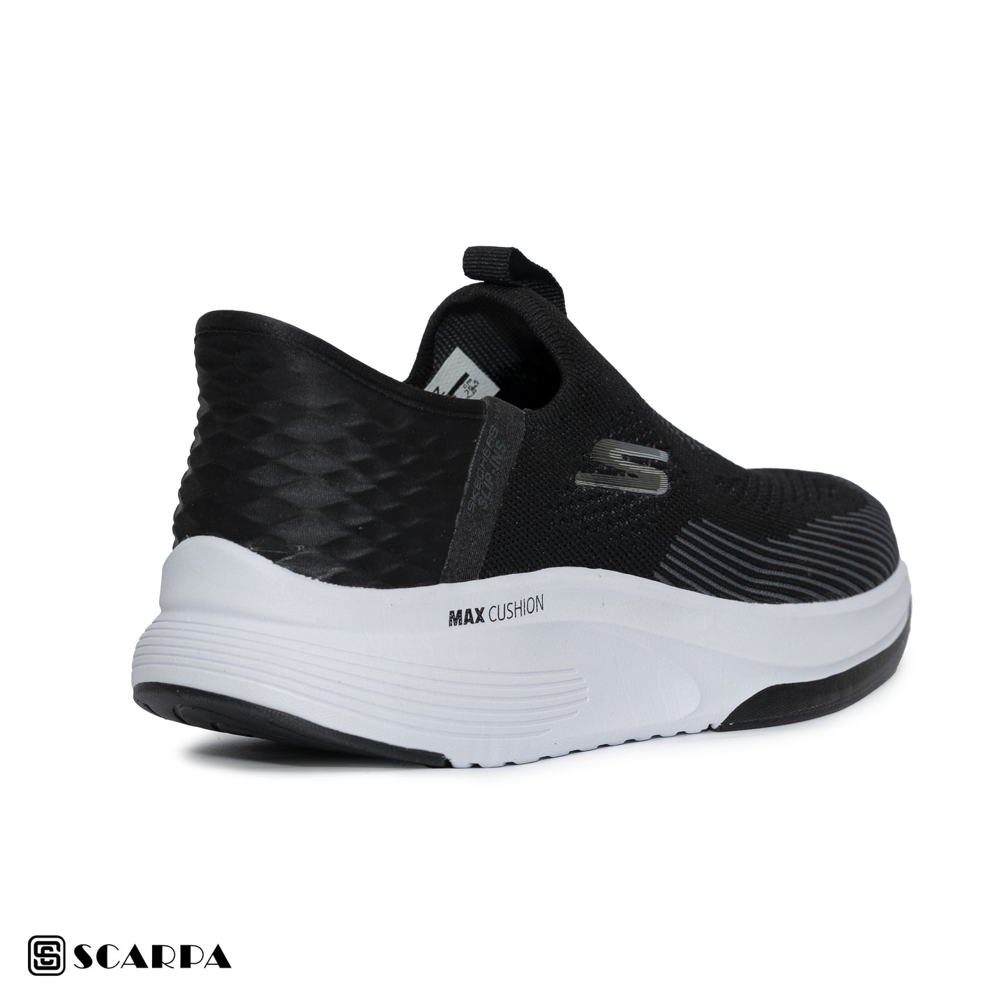 New comfartable Men's Skechers with BLACK&WHITE Color ,Model  SC MAX 03