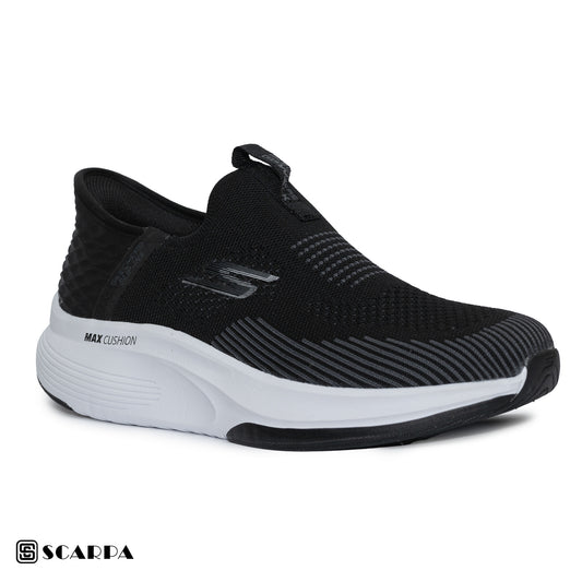 New comfartable Men's Skechers with BLACK&WHITE Color ,Model  SC MAX 03