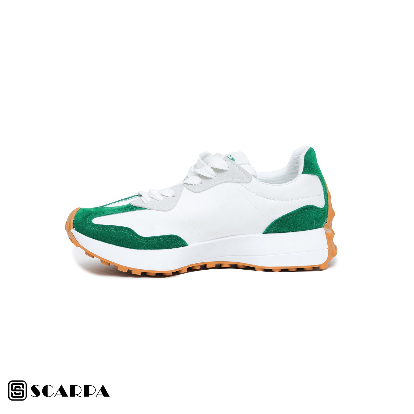 New comfartable Fashion Sneakers with WHITE&GREEN Color ,Scarpa Model SH2-327