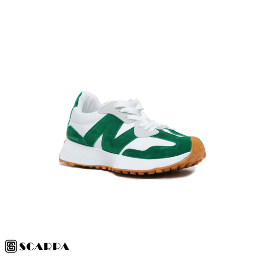 New comfartable Fashion Sneakers with WHITE&GREEN Color ,Scarpa Model SH2-327