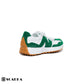 New comfartable Fashion Sneakers with WHITE&GREEN Color ,Scarpa Model SH2-327