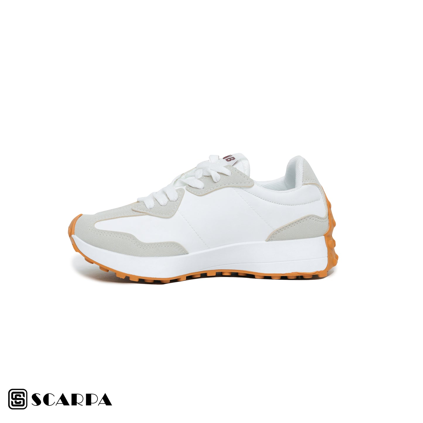 New comfartable Fashion Sneakers with WHITE&BROWEN Color ,Scarpa Model SH2-327