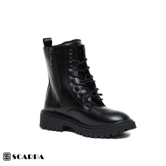 New comfartable Scarpa Leather Boot WOMEN with  BLACK Color  Model SH2 OX-27