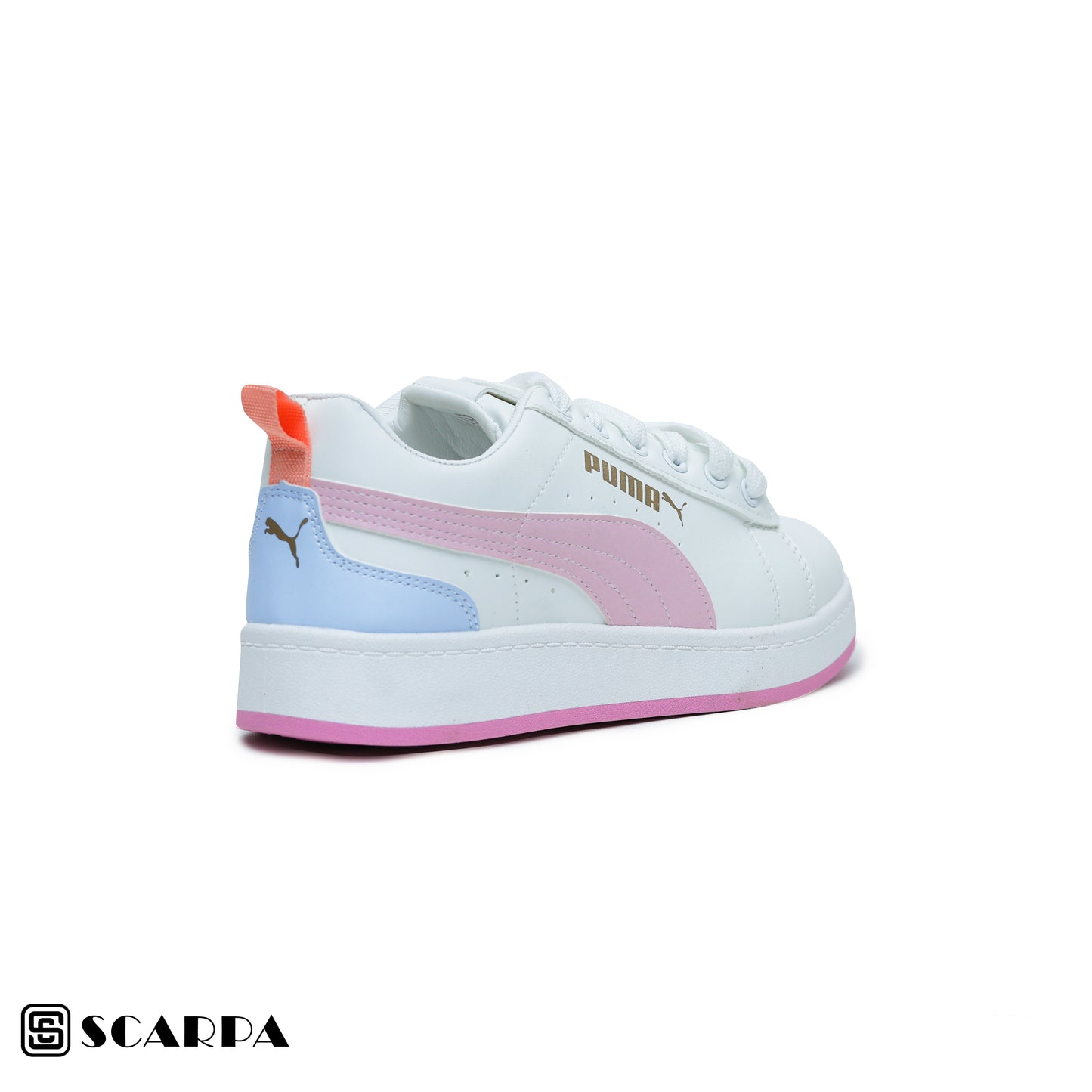 New comfartable Fashion Sneakers with WHITE&ROSE Color ,Scarpa Model Z640