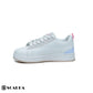 New comfartable Fashion Sneakers with WHITE&BEIGE Color ,Scarpa Model Z640