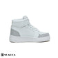 New comfartable Fashion Sneakers with WHITE&GRAY Color ,Scarpa Model Z602