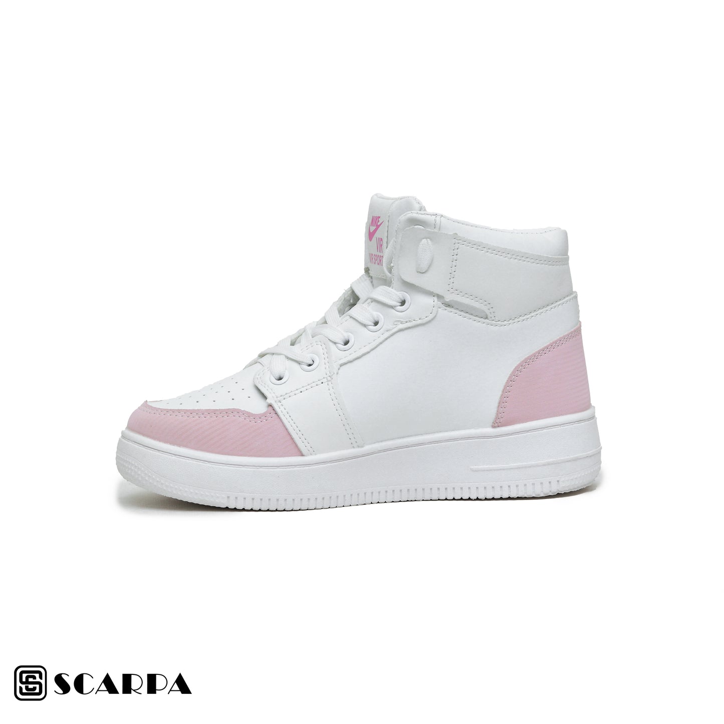 New comfartable Fashion Sneakers with WHITE&ROSE Color ,Scarpa Model Z602