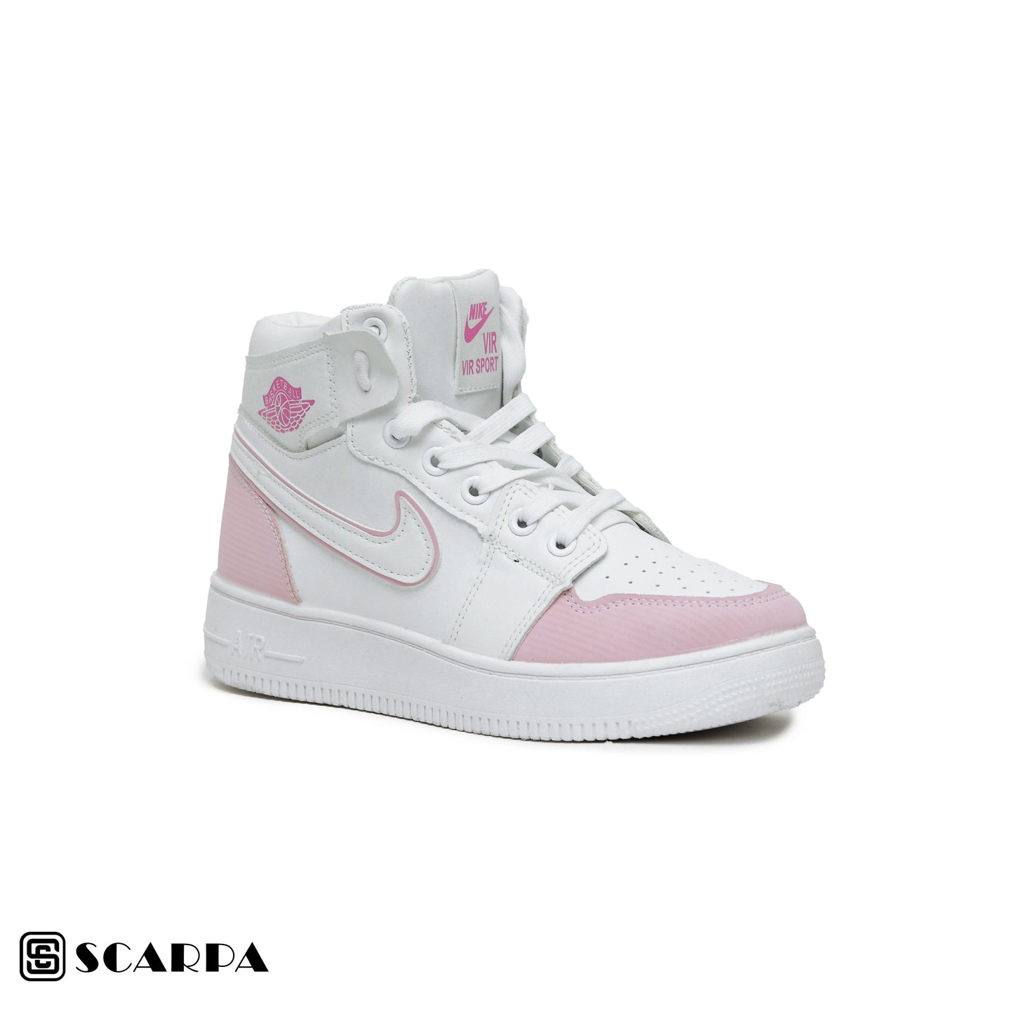 New comfartable Fashion Sneakers with WHITE&ROSE Color ,Scarpa Model Z602