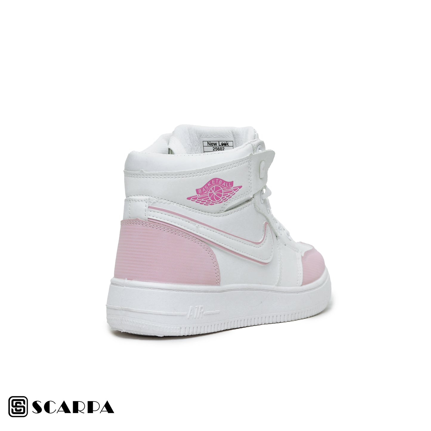 New comfartable Fashion Sneakers with WHITE&ROSE Color ,Scarpa Model Z602