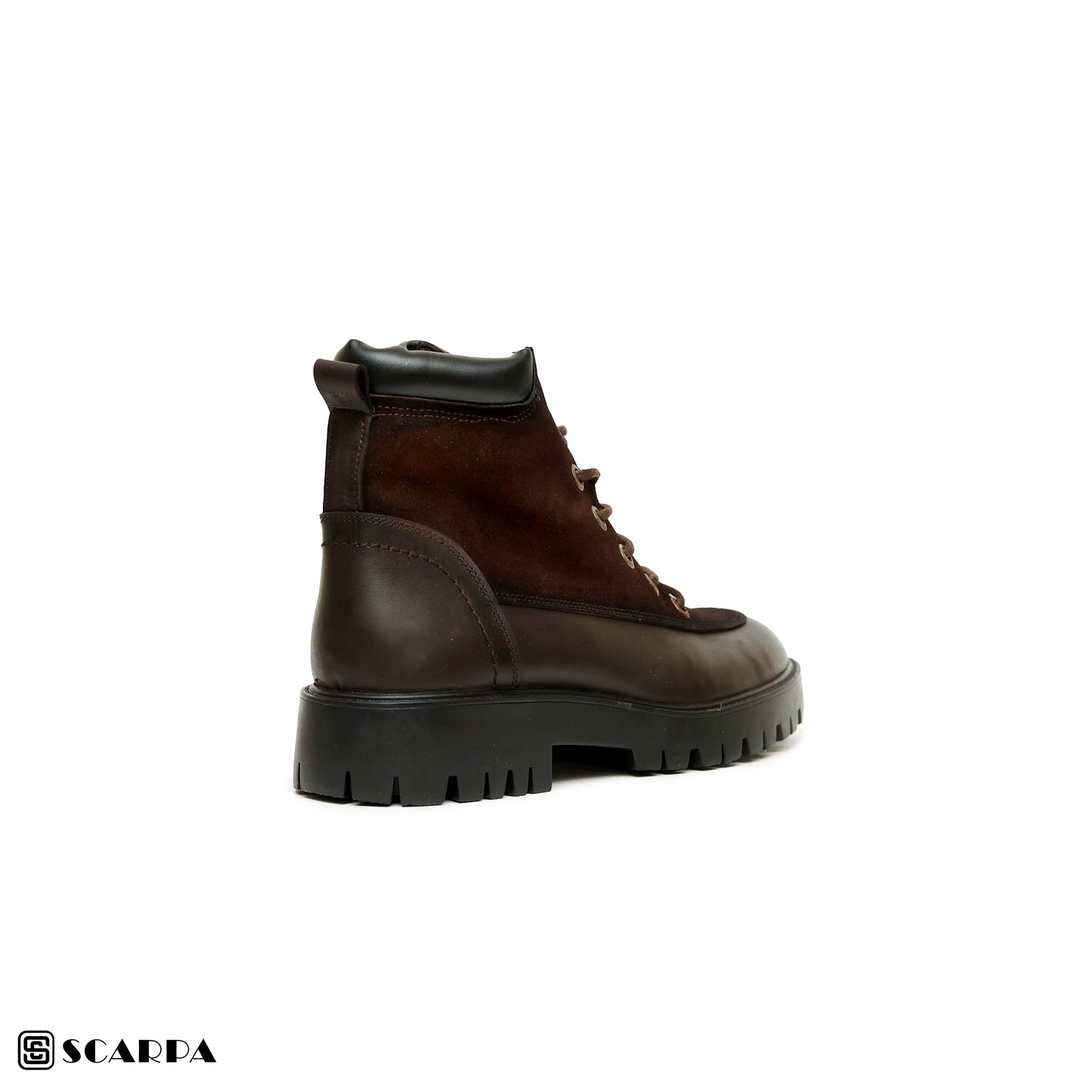 New comfartable Scarpa Leather Boot with  BROWEN Color  Model V R09