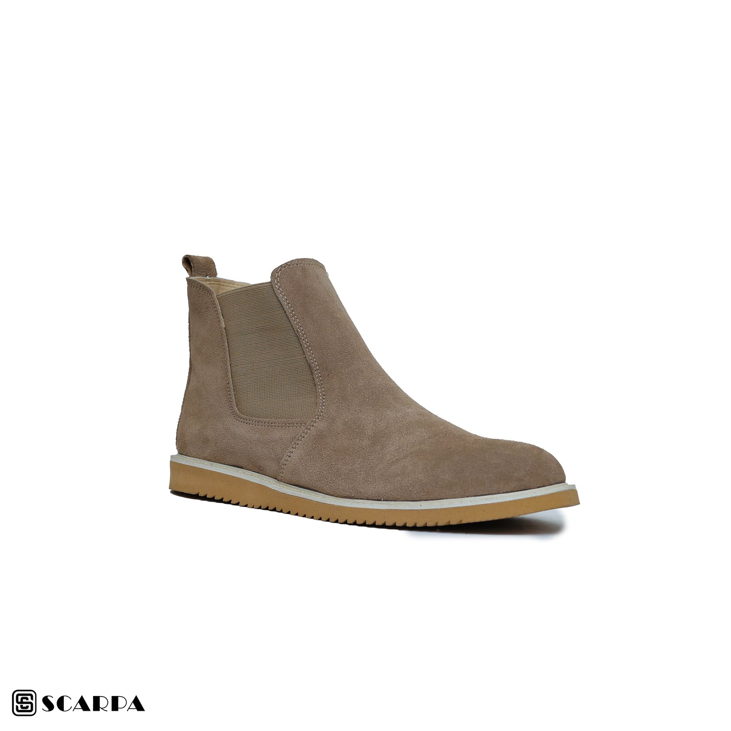 New comfartable Scarpa Leather Boot with  COFFE Color  Model V L1