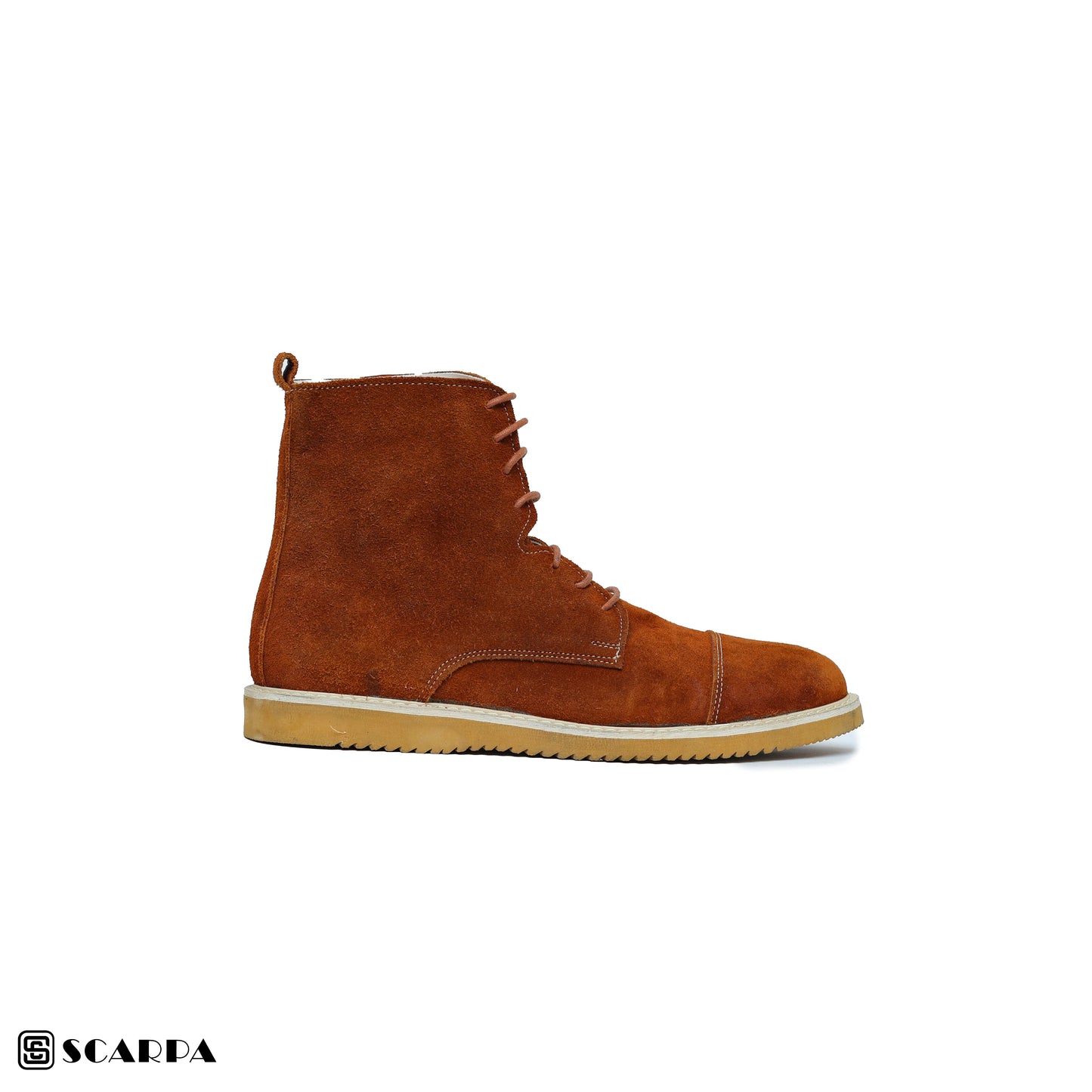 New comfartable Scarpa Leather Boot with   HAVAN Color  Model V L2