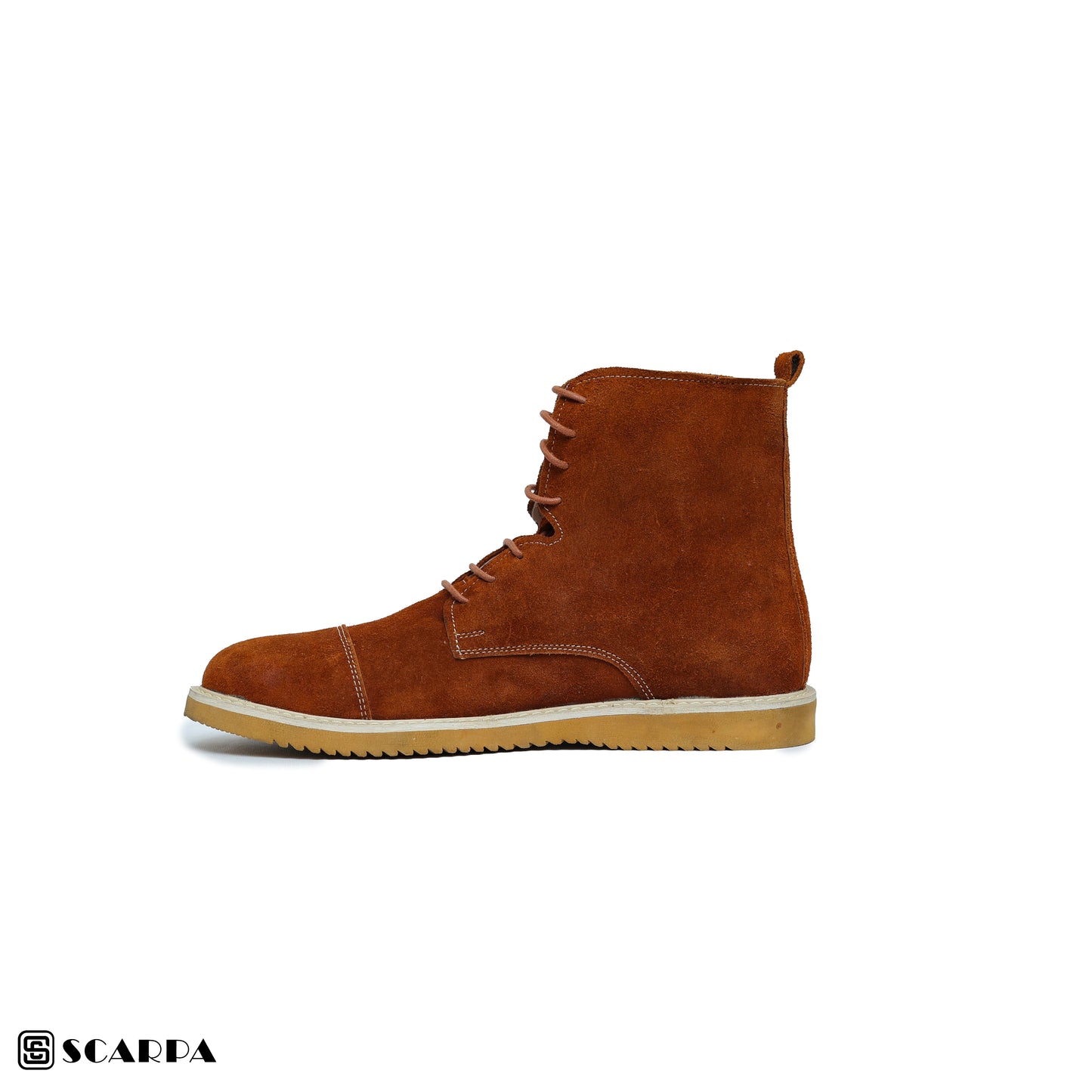 New comfartable Scarpa Leather Boot with   HAVAN Color  Model V L2