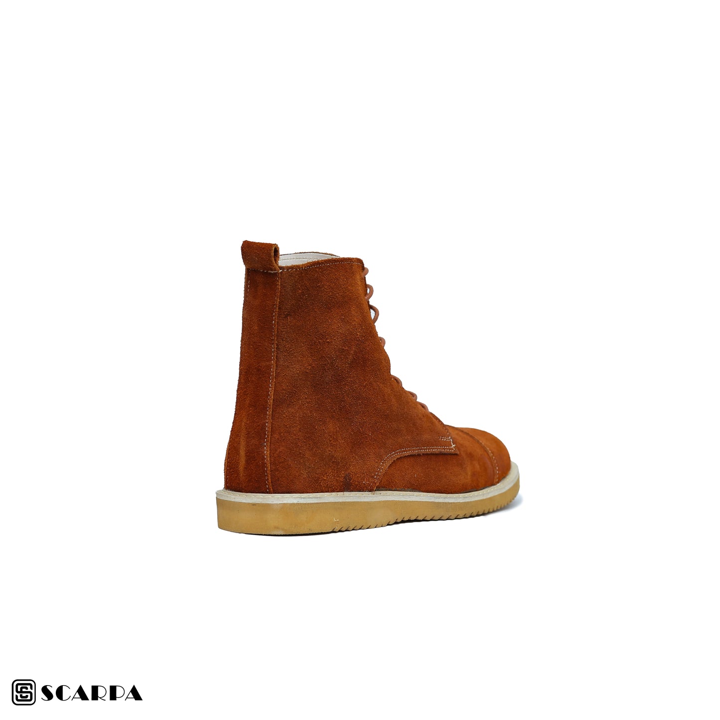 New comfartable Scarpa Leather Boot with   HAVAN Color  Model V L2