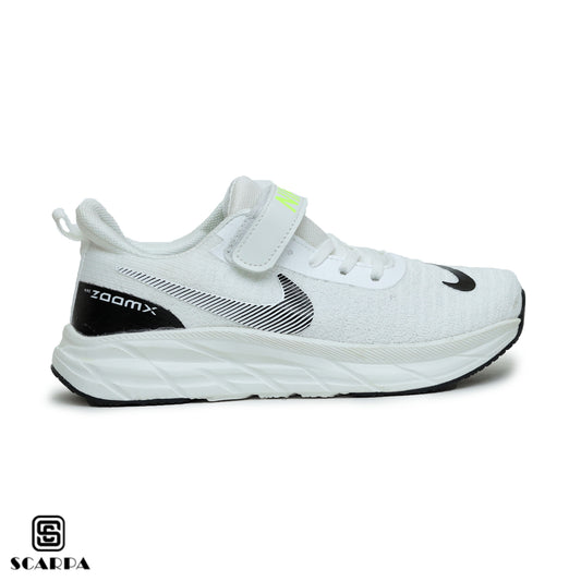 Scarpaa Comfartable Fashion KIDS Sneakers model NI KIDS-WHITE&BLACK