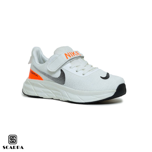 Scarpaa Comfartable Fashion KIDS Sneakers model NI KIDS-WHITE&ORANGE