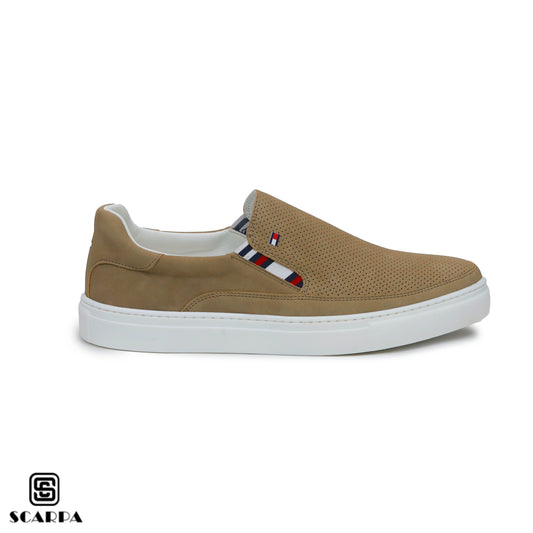 New comfartable Fashion Sneakers with BEIGE Color ,Scarpa Model V51