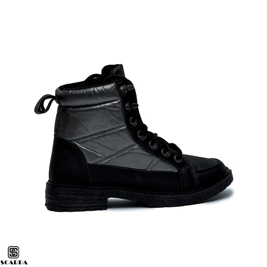 Scarpa Fashion Boot Model GR375-BLACK&SILVER