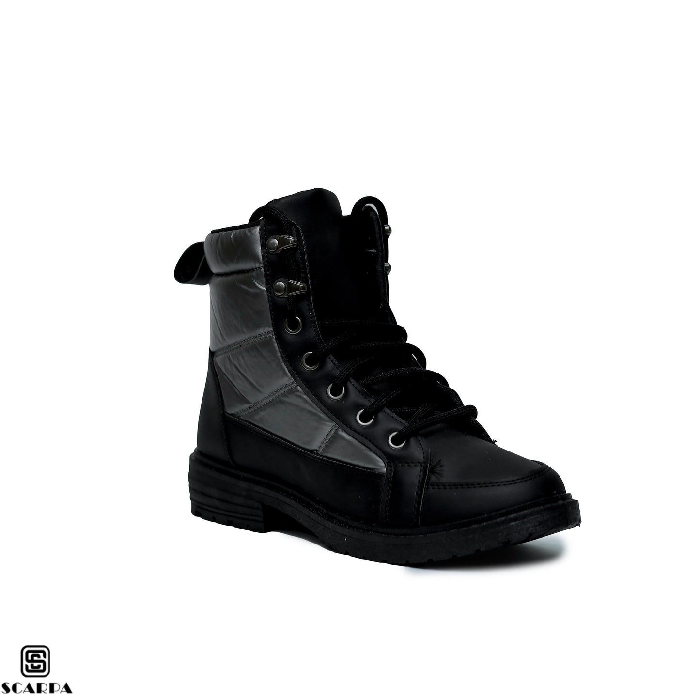 Scarpa Fashion Boot Model GR375-BLACK&SILVER