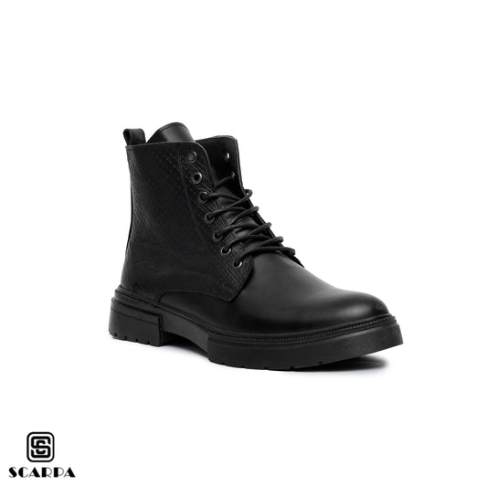 Scarpa Leather Boot with BLACK Color  Model CL 813