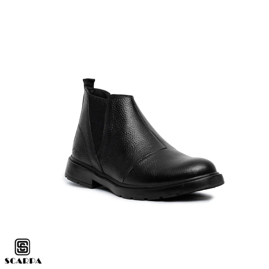 Scarpa Leather Boot with BLACK Color  Model CL 801