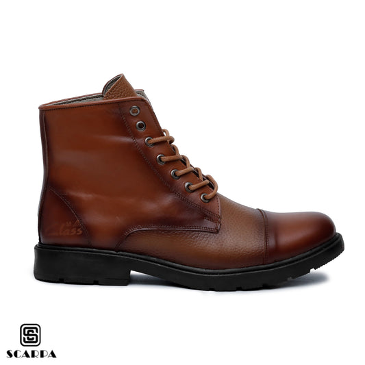 Scarpa Leather Boot with HAVAN Color  Model CL 806