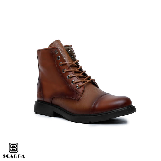 Scarpa Leather Boot with HAVAN Color  Model CL 806