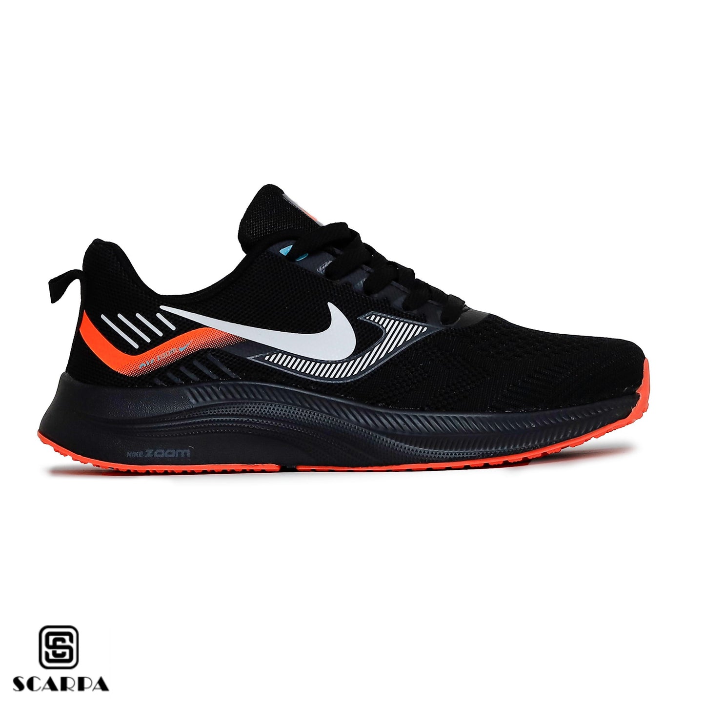 New comfartable Fashion Sneakers with BLACK Color ,Scarpa Model NIKE ZOOM