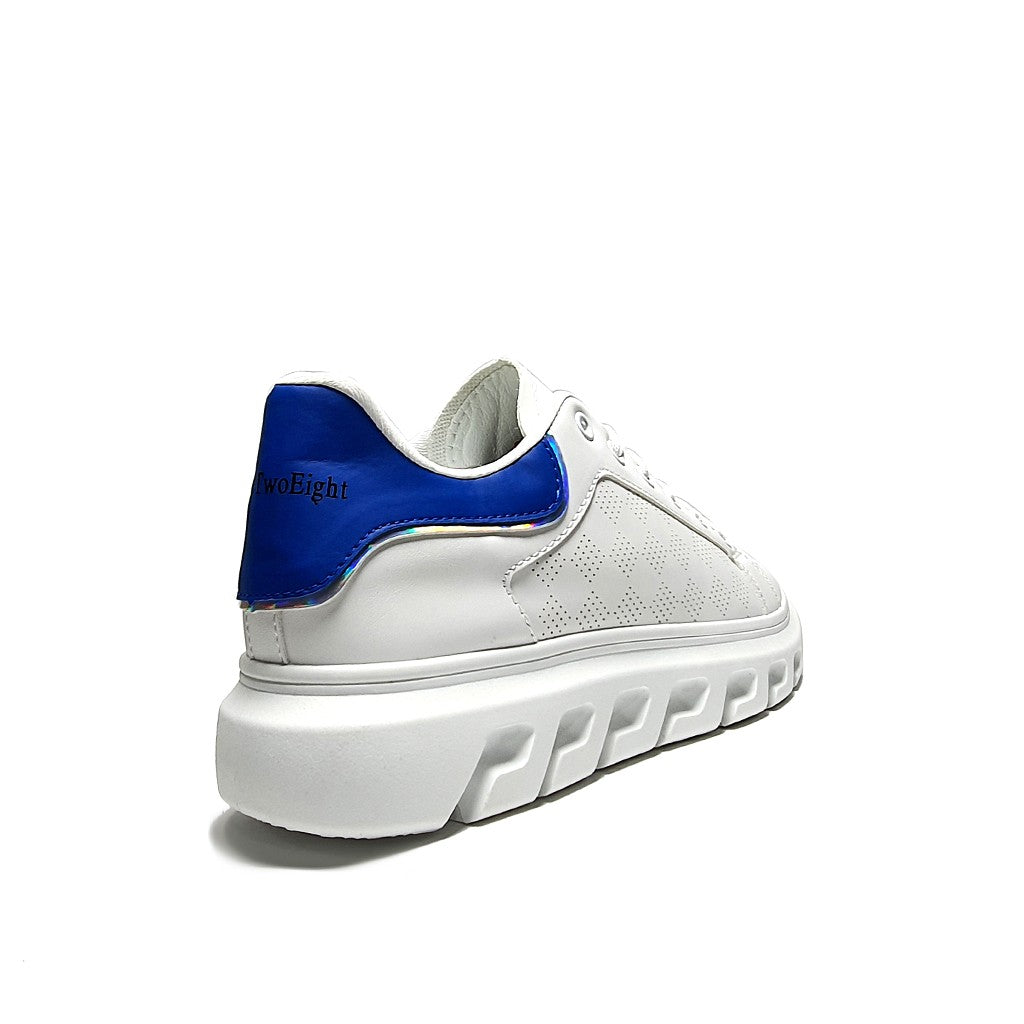 Scarpaa Comfartable Fashion Men Sneakers model W2028-WHITE&BLUE